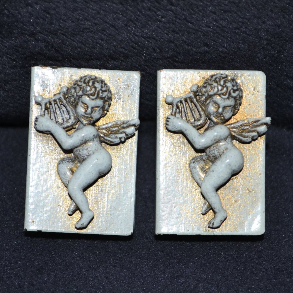 Vintage Cupid Angel Cherub Matchbox Set